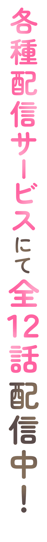 各種配信サービスにて全12話配信中！